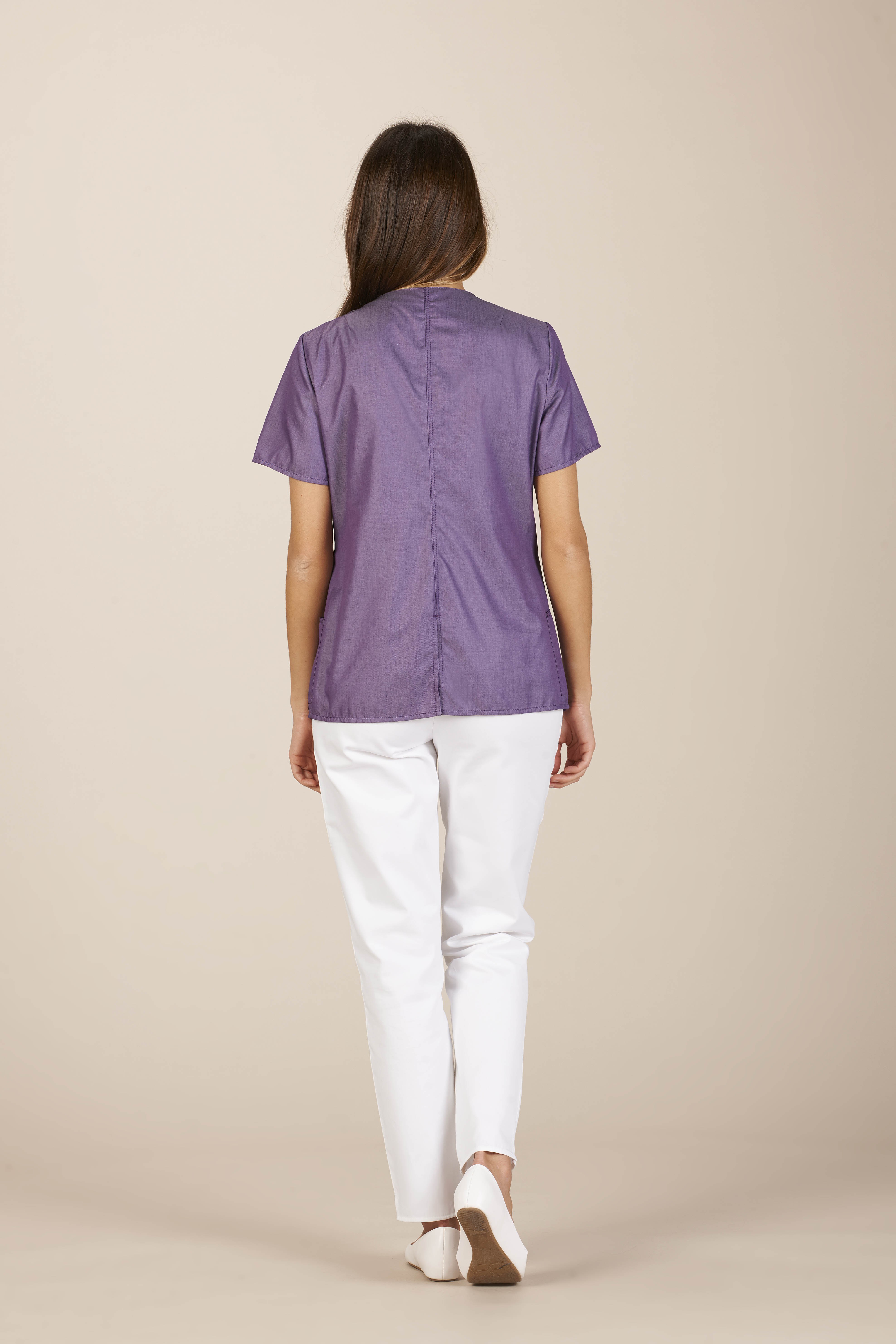 Arles cotone freedom casacca donna ametista retro