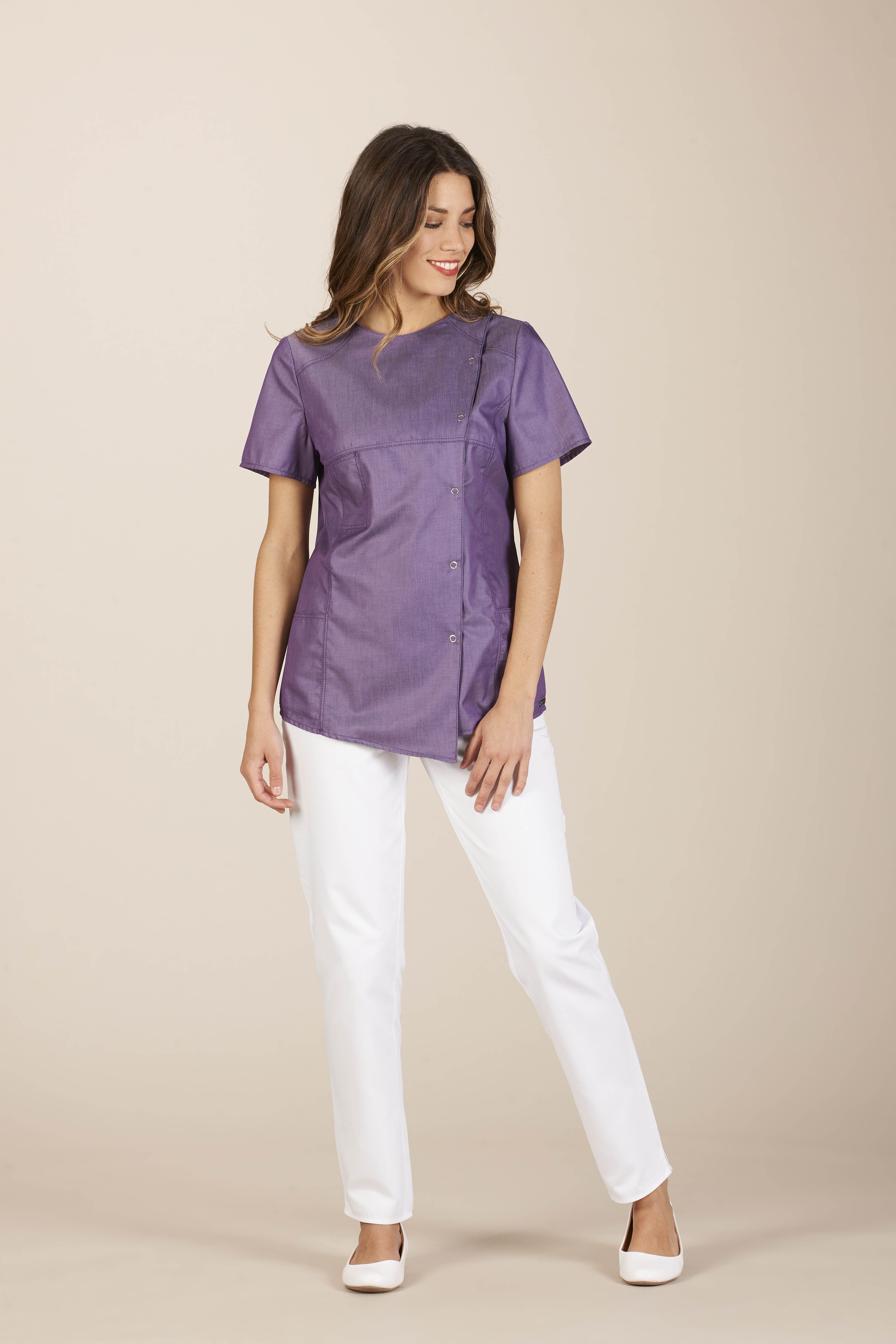 Arles cotone freedom casacca donna ametista