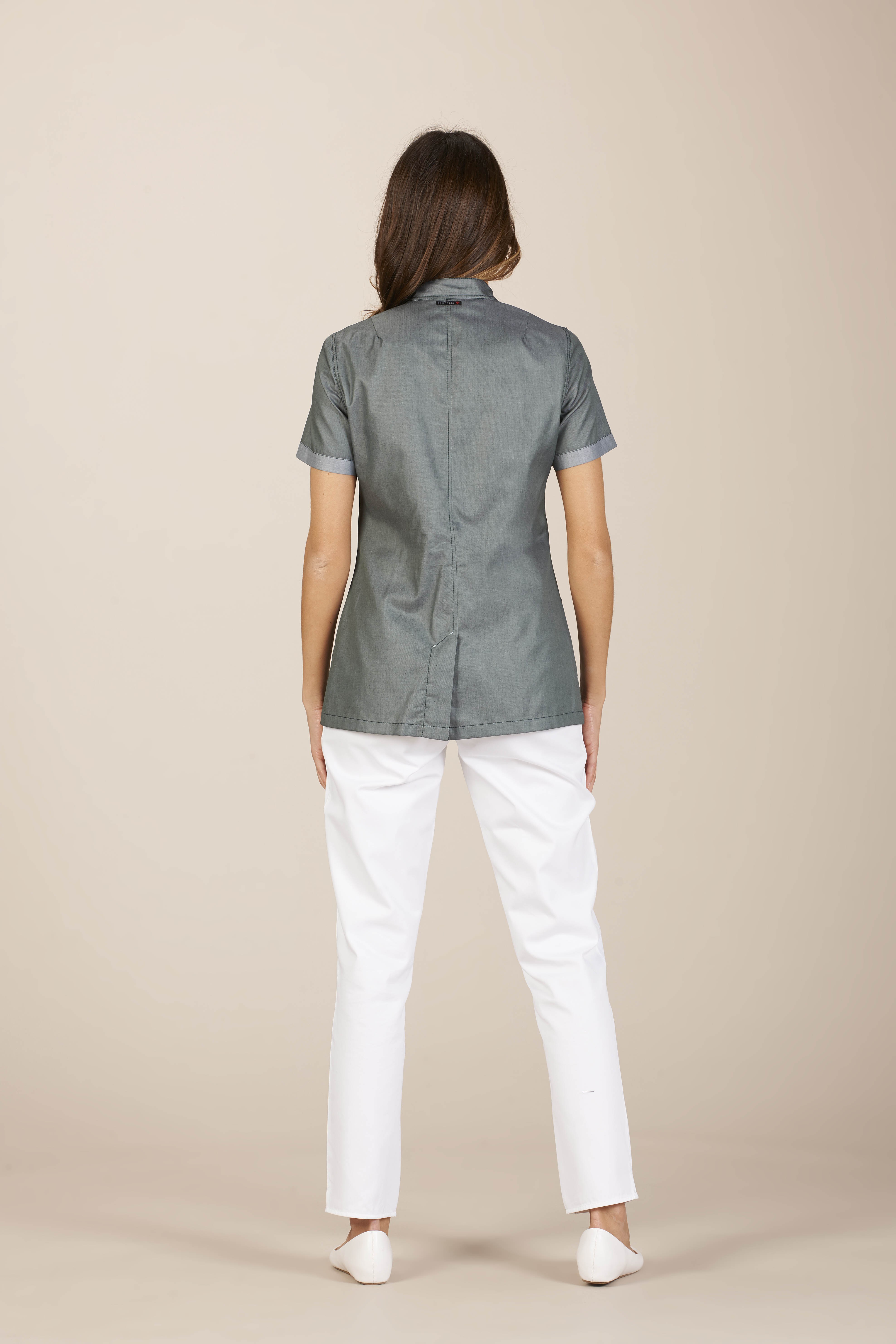 Beirut freedom casacca donna cotone verde foresta manica corta retro