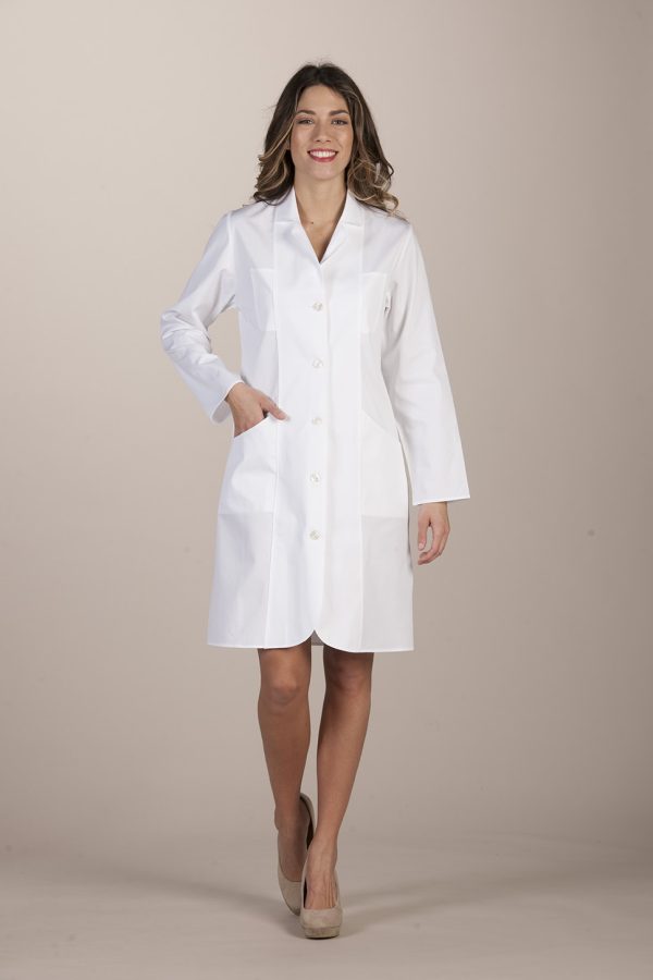 Adria woman coat cotton white